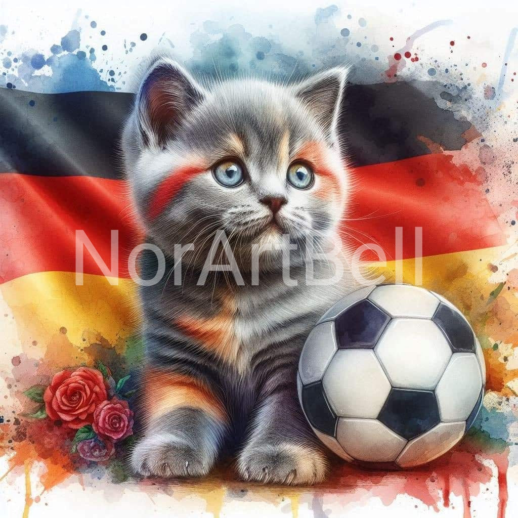 Fußball Katze Nr.02